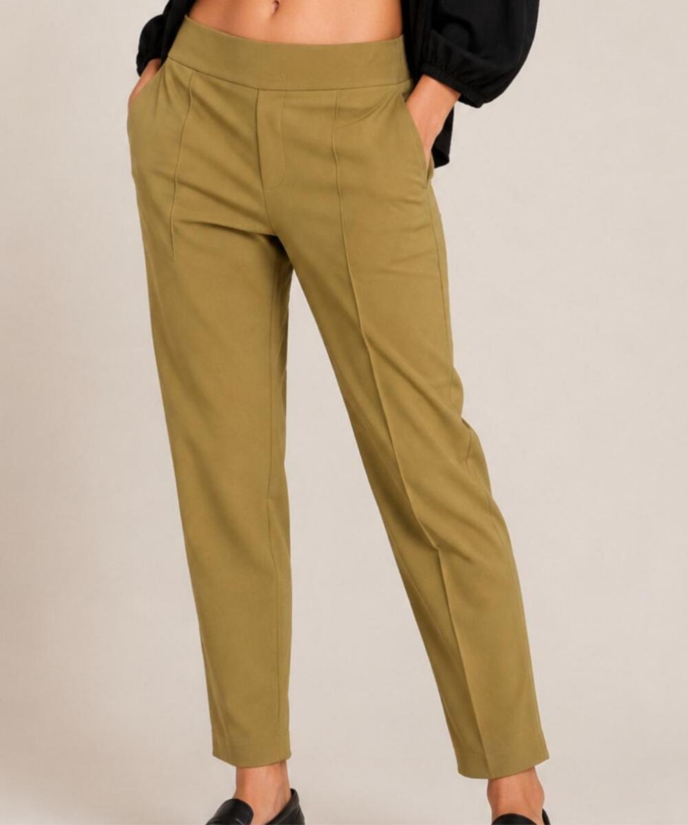Athleta Vienna Slim Pant in Gold Size 4 Tall